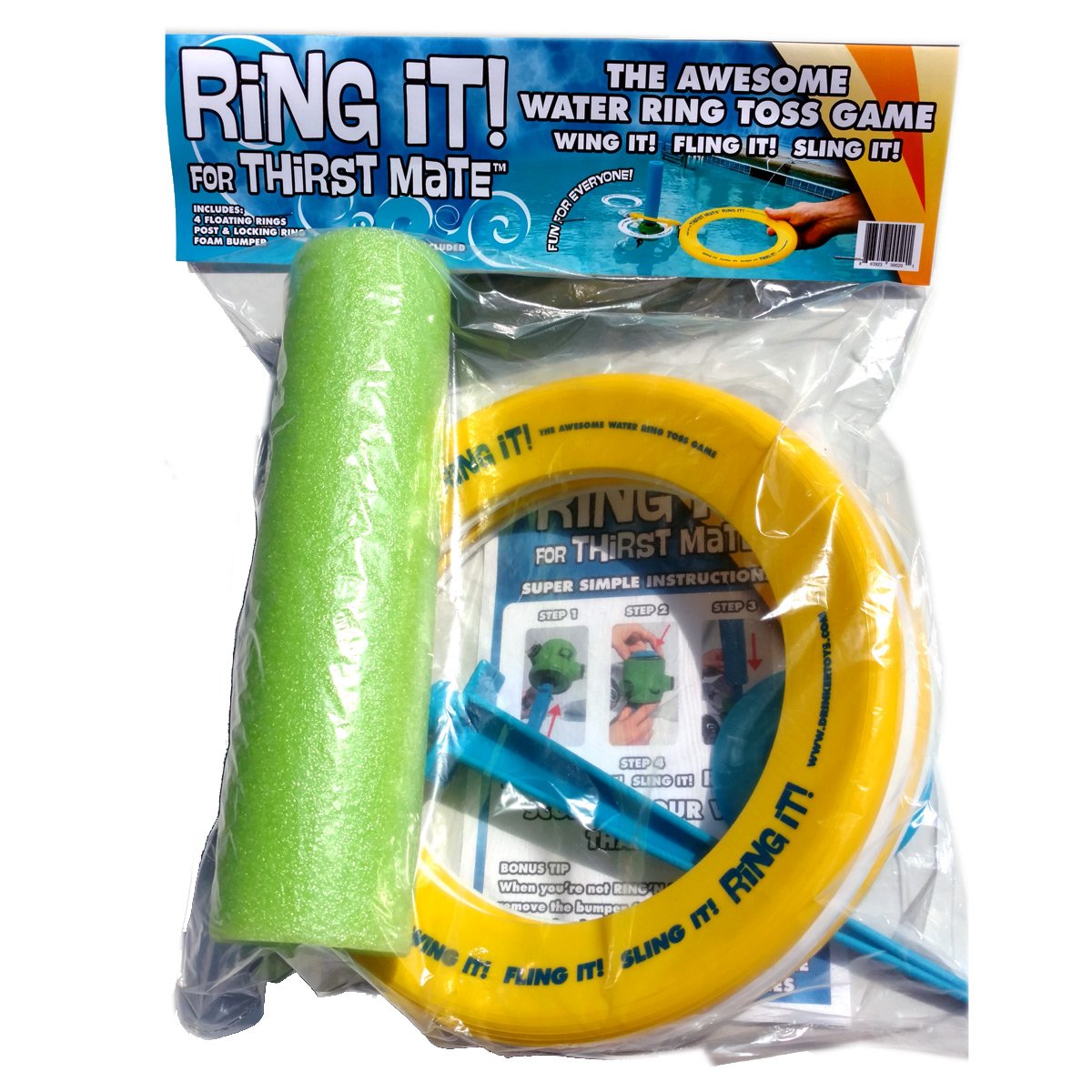 RING IT! for THIRST MATE – Floating Ring Toss - DRINKER TOYS