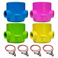 THIRST MATE 4 PACK with 4 LEASH BUNDLE