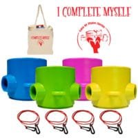"I Complete Myself" 4 Pk THIRST MATE with Leashes Bundle